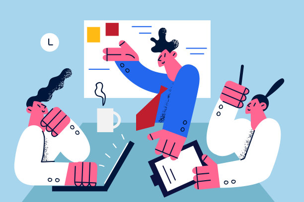 团队合作的商业战略头脑风暴概念图片下载