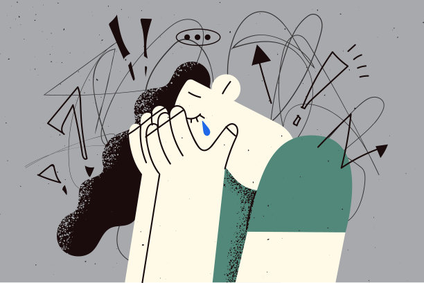 强迫焦虑障碍的概念图片下载