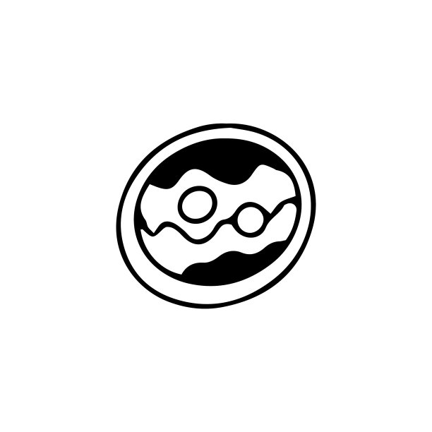 圆形小按钮涂鸦单元素图片下载