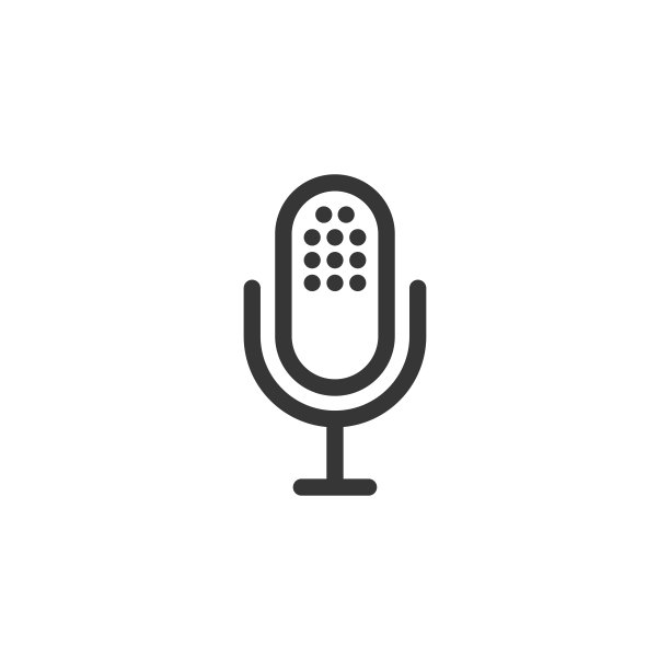 麦克风图标矢量图图片下载