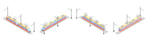 城市有轨电车与电联网图片下载