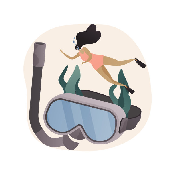 浮潜抽象的概念图片下载