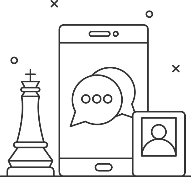 数字转型矢量图标设计，商业战略符号，营销计划符号，行政和运营管理图例，数字媒体战略概念图片下载