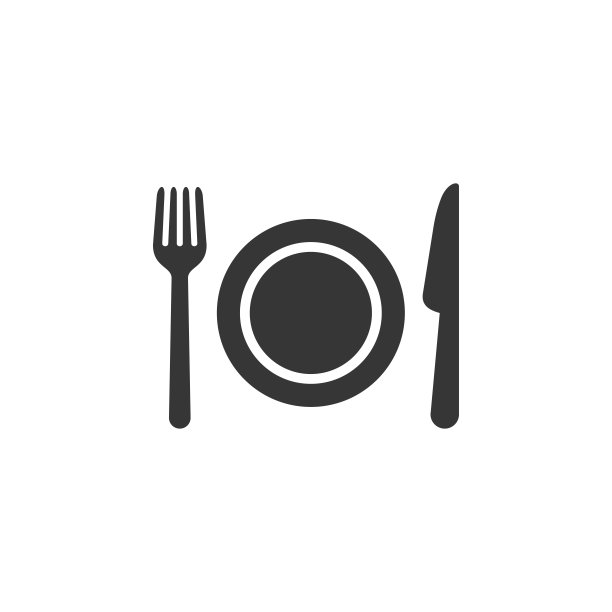 勺子叉和刀图标矢量插图图片下载
