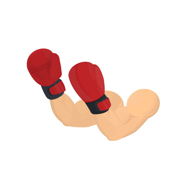 用手套拳击。戴拳击手套的手图片下载