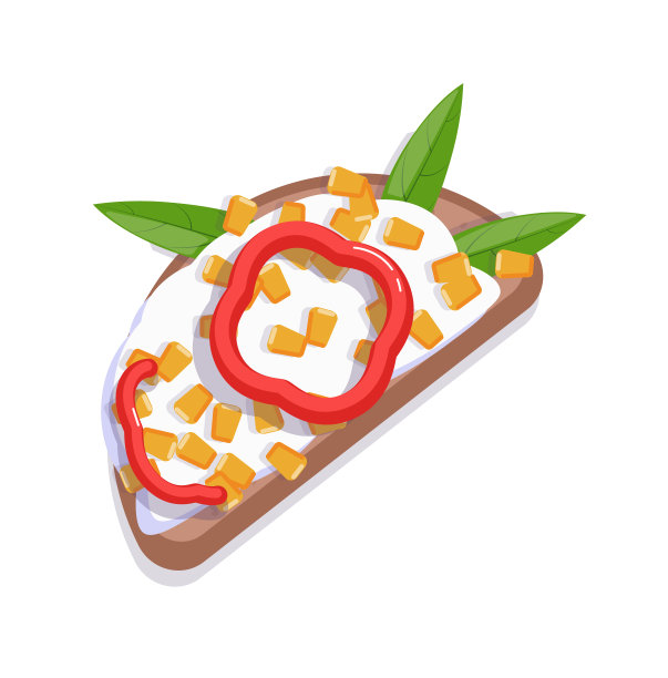 健康的白色蔬菜三明治图片下载