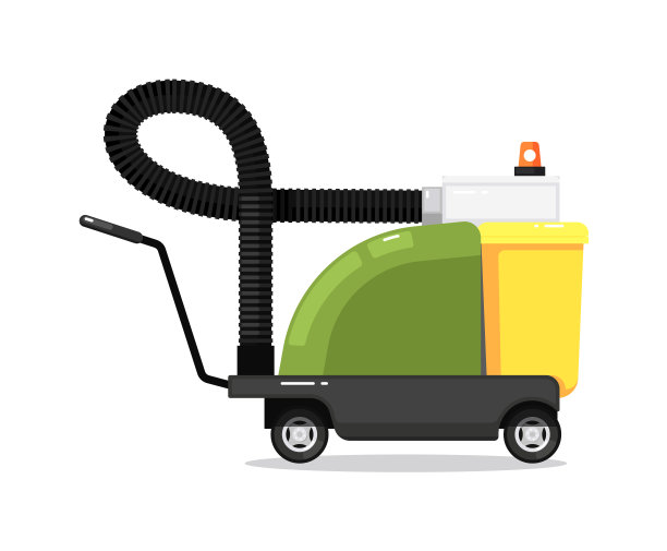 工业真空吸尘器隔离在白色图片下载