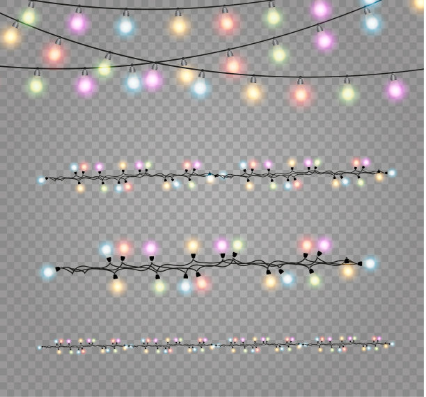 霓虹灯、花环装饰led灯图片下载