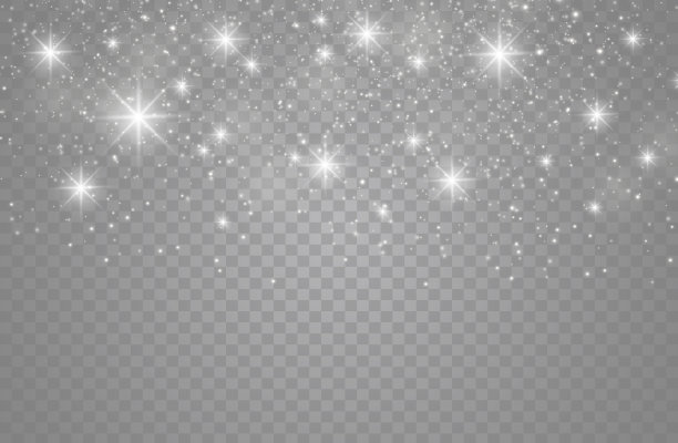 尘埃迸出火花，金色的星星闪烁着特殊的光芒。图片下载