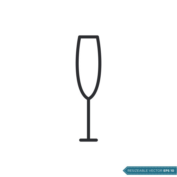 玻璃图标矢量模板插图设计图片下载