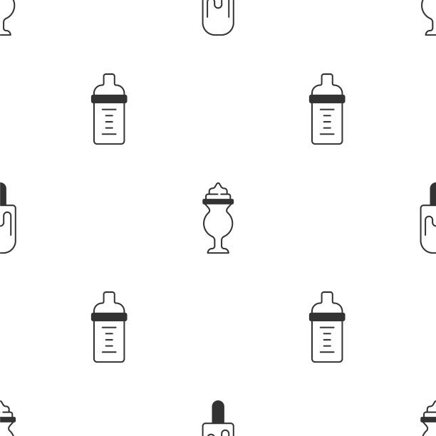 将冰淇淋、奶昔和牛奶装入瓶中图片下载