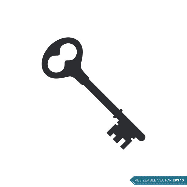 流行的关键图标矢量模板插图eps 10图片下载