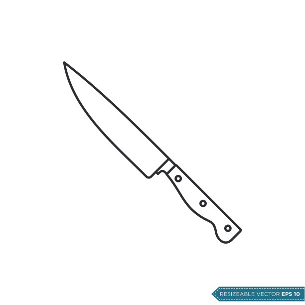 刀图标矢量模板插图设计图片下载