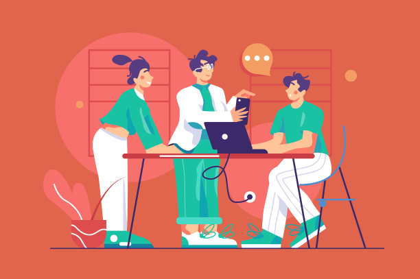 公司办公室的工作团队图片下载