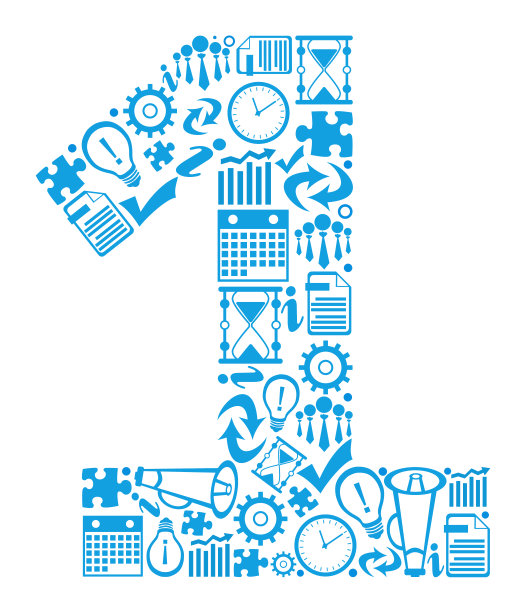 一个充满商业符号的符号图片下载