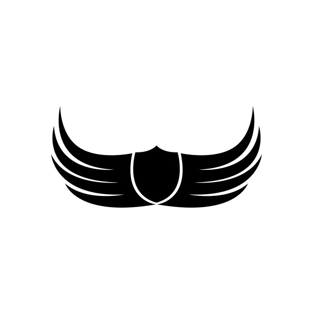 鹰翼标志模板图片下载