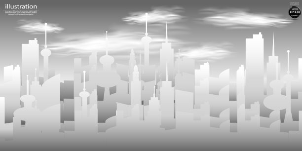 建筑背景说明。创意和概念创意。图片下载