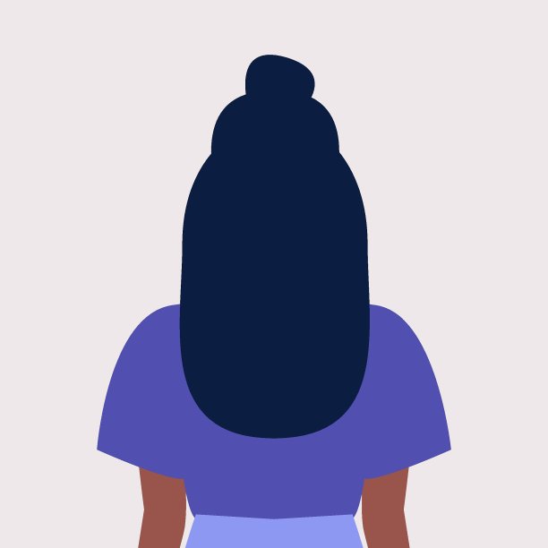 性格的背面图片下载