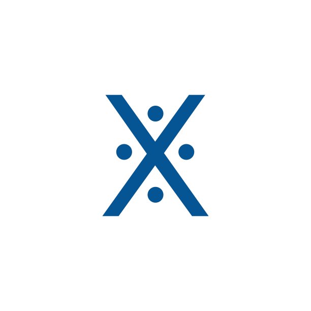 W字母人物团队家庭矢量图标图片下载