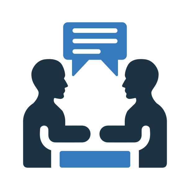 商务沟通，会议图标。简单的可编辑矢量设计孤立在白色背景上。图片下载