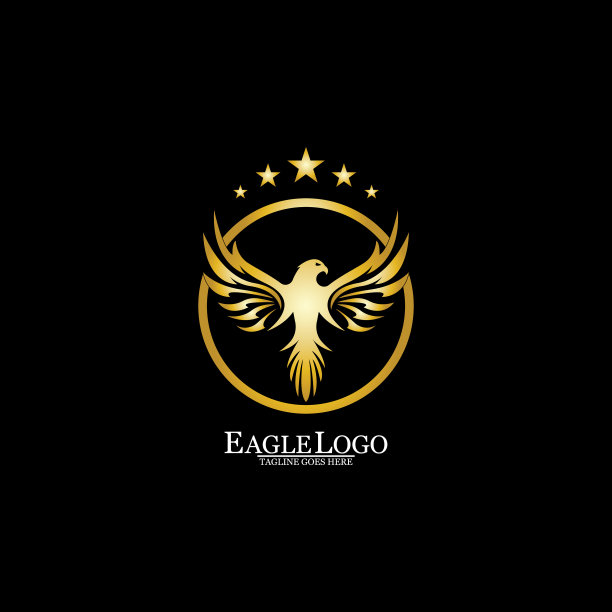 金雕圆形标志设计图片下载