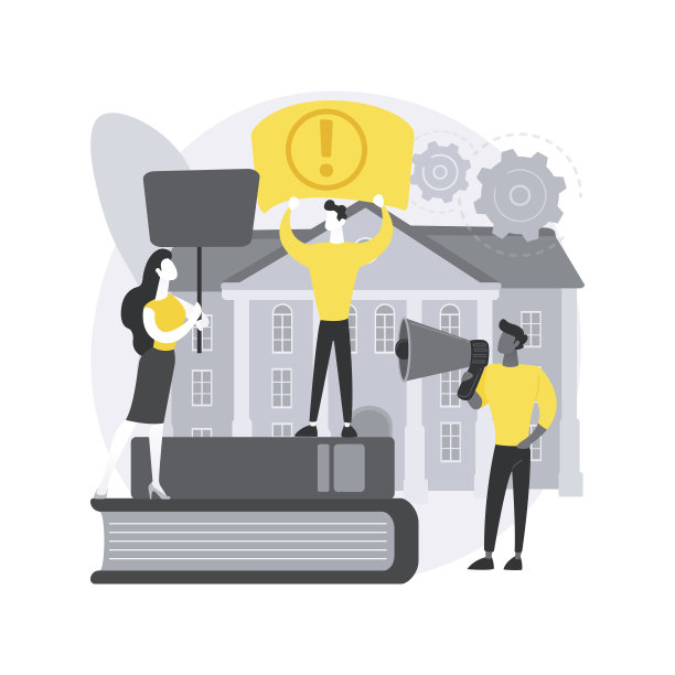 学生行动主义抽象概念向量插图。图片下载