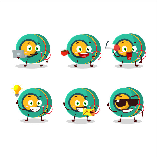 孩子们玩着各种各样的商业表情图片下载