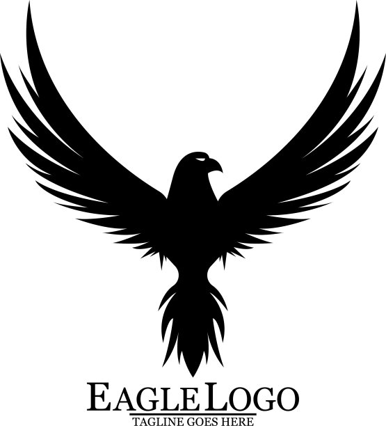 鹰图标标志设计模板图片下载