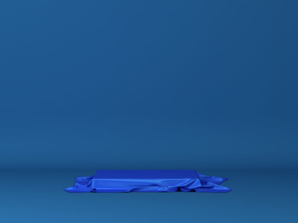 立方体上覆盖着一块布图片下载