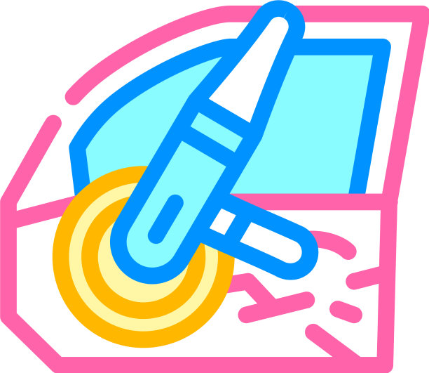 车门抛光彩色图标图片下载