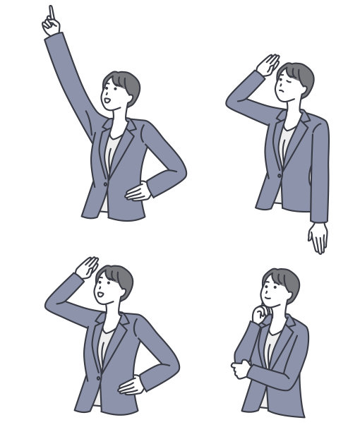 西装革履的女人抬起头来图片下载