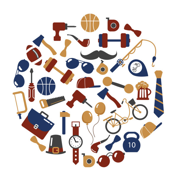 为父亲节设置节日元素图片下载