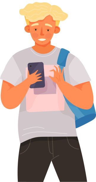 男生用智能手机和男生聊天图片下载