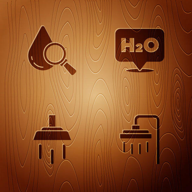 设置淋浴喷头和放大镜图片下载