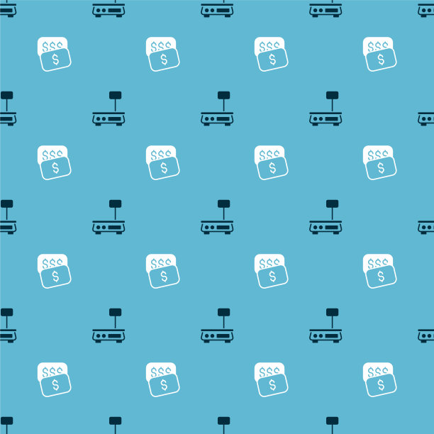 设置电子秤和新的价格标签美元图片下载