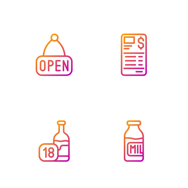 设置线瓶与牛奶酒瓶挂图片下载