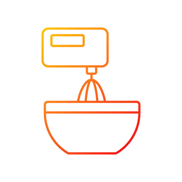 混合器渐变线性矢量图标图片下载