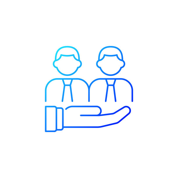 支持梯度线性矢量图标图片下载