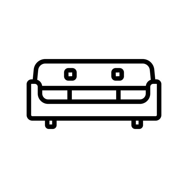 家具线条象征着家庭内部的简约图片下载