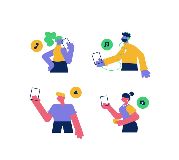 人们使用现代手机的原因不同图片下载