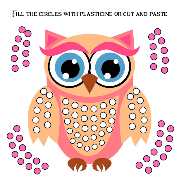 学龄前儿童的教育纸游戏图片下载