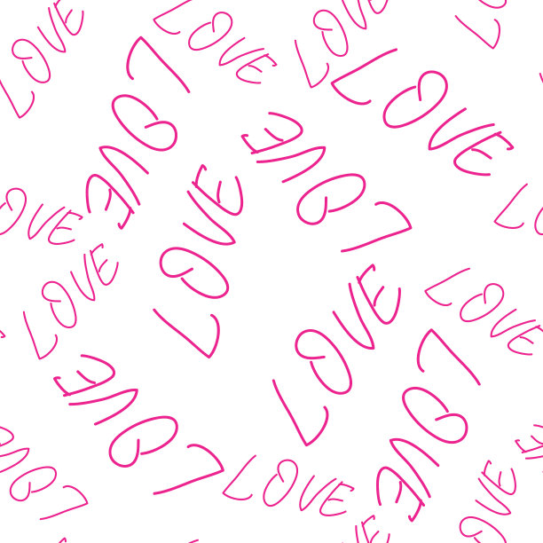 爱你心中浪漫的图案孤立就好图片下载