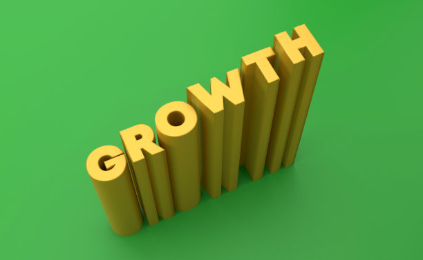 经济增长的概念。图片下载