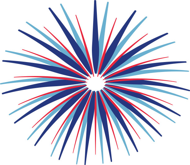 五彩缤纷的烟花爆炸图片下载