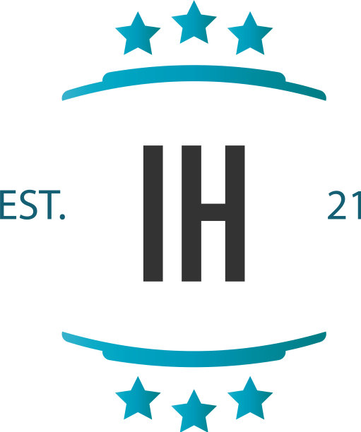 首字母ih星创意标志设计图片下载