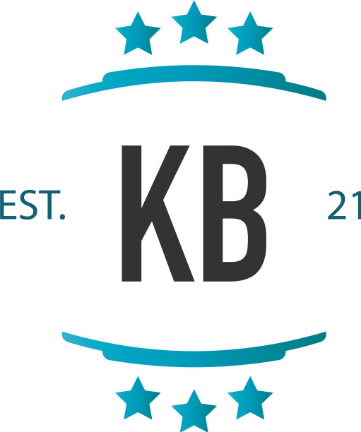 首字母KB星创意logo设计图片下载
