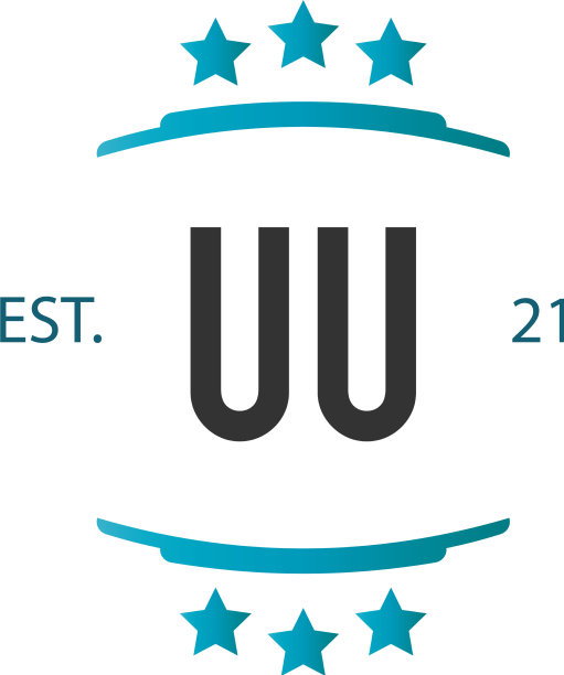 首字母uu星创意logo设计图片下载