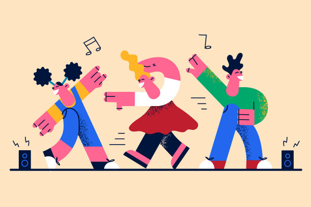 青少年户外快乐生活理念图片下载