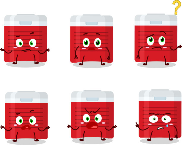 卡通人物冰柜里有什么图片下载