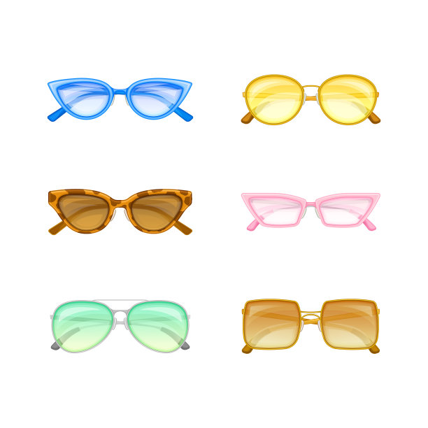 有形状的太阳镜或遮阳板作为护目镜图片下载